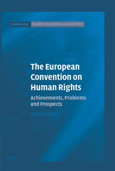 Paperback The European Convention on Human Rights Book