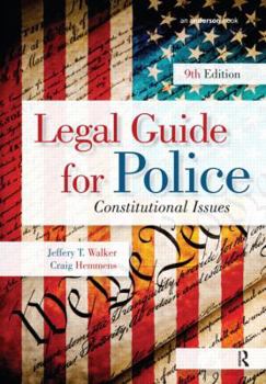 Paperback Legal Guide for Police: Constitutional Issues Book