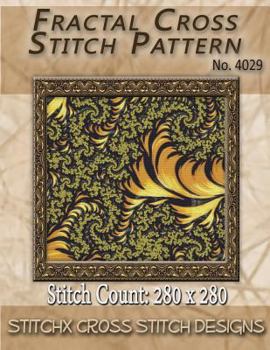 Paperback Fractal Cross Stitch Pattern No. 4029 Book