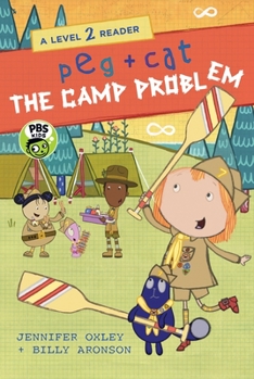 Hardcover Peg + Cat: The Camp Problem: A Level 2 Reader Book