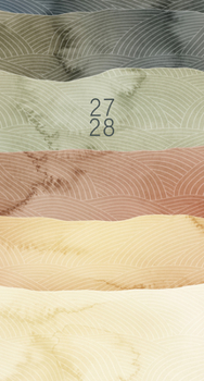 Desert Dune 2-Year 2027-28 3.5 X 6.5 Monthly Pocket Planner