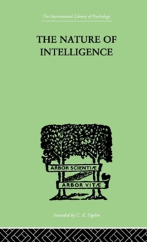 Hardcover The Nature of Intelligence Book