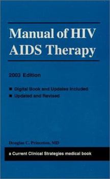 Paperback Manual of HIV AIDS Therapy Book