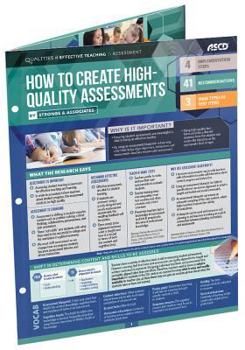Hardcover How to Create High-Quality Assessments (Quick Reference Guide 25-Pack) Book