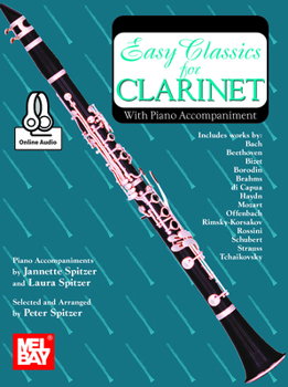 Paperback Easy Classics for Clarinet - With Piano Accompaniment Book