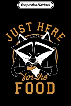 Composition Notebook: Disney Pocahontas Meeko Just Here For The Food Portrait  Journal/Notebook Blank Lined Ruled 6x9 100 Pages