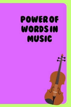 Paperback Power of Words in Music Book