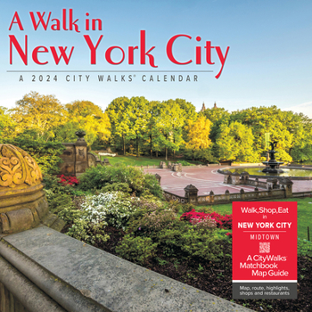 Calendar A Walk in New York City 2024 12 X 12 Wall Calendar Book