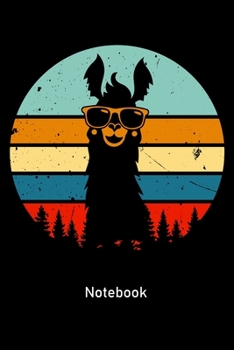 Paperback Notebook: LLama Blank Lined Journal With Funny Saying On Cover - 6"x9", 120 Page Lined Paperback Notebook Book