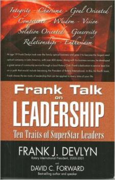 Paperback Frank Talk on Leadership Ten Traits of Superstar Leaders Book