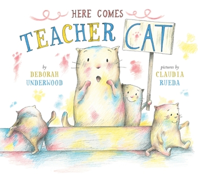 Hardcover Here Comes Teacher Cat Book
