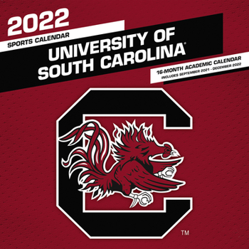Calendar South Carolina Gamecocks 2022 12x12 Team Wall Calendar Book