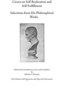 Paperback Cicero on Self-Realization and Self-Fulfillment Book