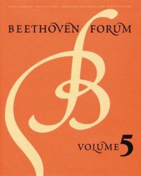 Hardcover Beethoven Forum, Volume 5 Book