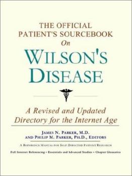 Paperback The Official Patient's Sourcebook on Wilson's Disease Book