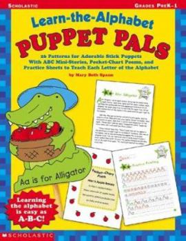 Paperback Learn-The-Alphabet Puppet Pals: Grades PreK-1 Book