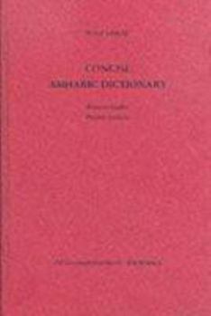 Hardcover Concise Amharic Dictionary: Amharic-English / English-Amharic [German] Book