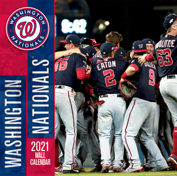 Washington Nationals 2021 12x12 Team Wall Calendar