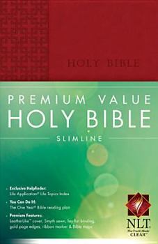 Imitation Leather Slimline Bible-NLT Book