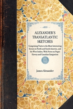 Paperback Alexander's Transatlantic Sketches Book