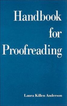 Hardcover Handbook for Proofreading Book