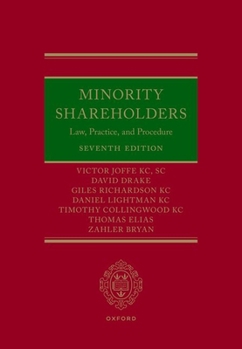 Hardcover Minority Shareholders: Law, Practice, and Procedure Book