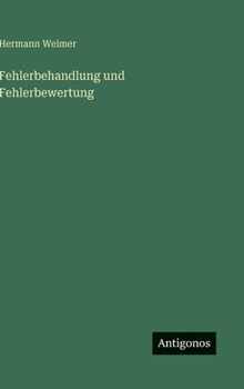 Hardcover Fehlerbehandlung und Fehlerbewertung [German] Book