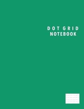 Dot Grid Notebook: 8.5 x 11 inches Large Size - 111 Dotted White Pages || Black Color Notebook/Journal