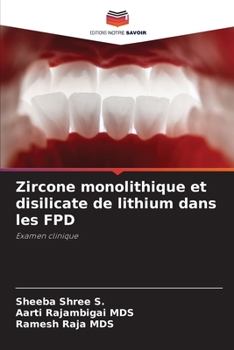 Paperback Zircone monolithique et disilicate de lithium dans les FPD [French] Book