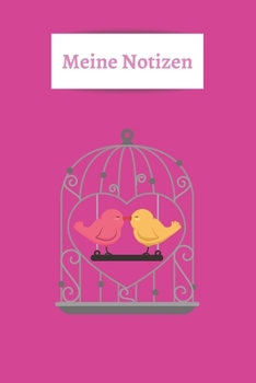 Meine Notizen: Notizbuch - Pink - Notebook - Liniert - Insgesamt 135 Seiten - Ma�e ca. DIN A5