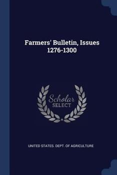 Paperback Farmers' Bulletin, Issues 1276-1300 Book
