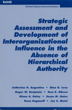 Paperback Strategic Assessment and Development of Interorganizational Influence in the Absence of Hierarchical Authority Book