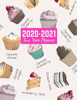 2020-2021 Two Year Planner: Calendar Year Vision Planner (January 2020 - December 2021) - Monthly and Weekly Schedule Organizer and Journal Art Cover 00023188
