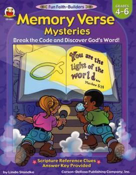 Paperback Memory Verse Mysteries: Grades 4-6 Book