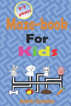 Paperback Maze-book for Kids - 3-7 Years Book