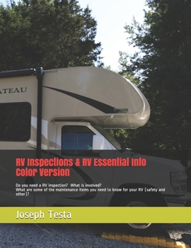 Paperback RV Inspections & RV Essential Info - Color Version Book