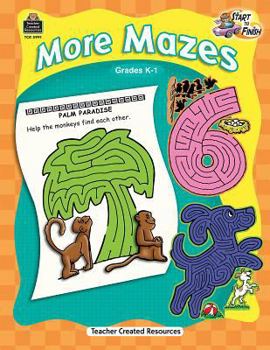 Paperback Start to Finish: More Mazes Grd K-1 Book