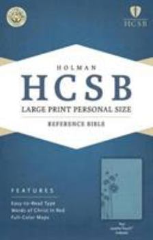 Imitation Leather Large Print Personal Size Reference Bible-HCSB [Large Print] Book
