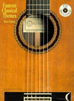 Paperback Famous Classical Themes for Easy Guitar [With CD] Book