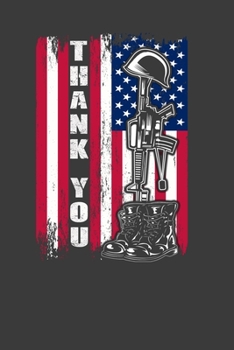 Paperback Thank You: Perfect Notebook For American. Cute Cream Paper 6*9 Inch With 100 Pages Notebook For Writing Daily Routine, Journal an Book