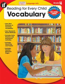 Paperback Vocabulary, Grade 4 (Reading for Every Child) Book