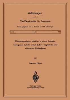 Paperback Elektromagnetische Induktion in Einem Leitenden Homogenen Zylinder Durch Äussere Magnetische Und Elektrische Wechselfelder [German] Book