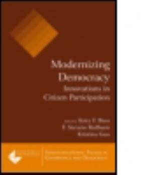 Hardcover Modernizing Democracy: Innovations in Citizen Participation: Innovations in Citizen Participation Book