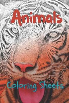 Paperback Animals Coloring Sheets: 30 Animals Drawings, Coloring Sheets Adults Relaxation, Coloring Book for Kids, for Girls, Volume 14 Book