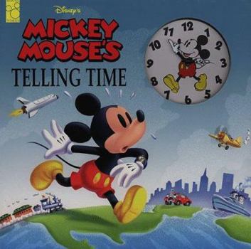 Hardcover Mickey Mouse's Telling Time Book