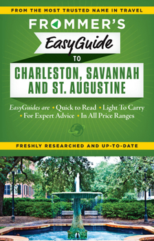 Paperback Frommer's EasyGuide to Charleston, Savannah & St. Augustine Book