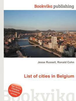 Paperback List of Cities in Belgium Book