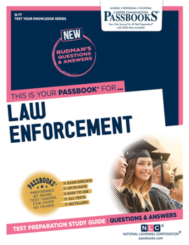 Paperback Law Enforcement (Q-77): Passbooks Study Guide Volume 77 Book