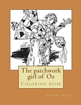 Paperback The patchwork girl of Oz: Coloring book
