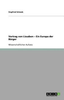 Paperback Vertrag von Lissabon - Ein Europa der Bürger [German] Book